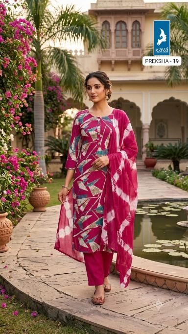 Kaya preksha 3pcs kurtis wholesale